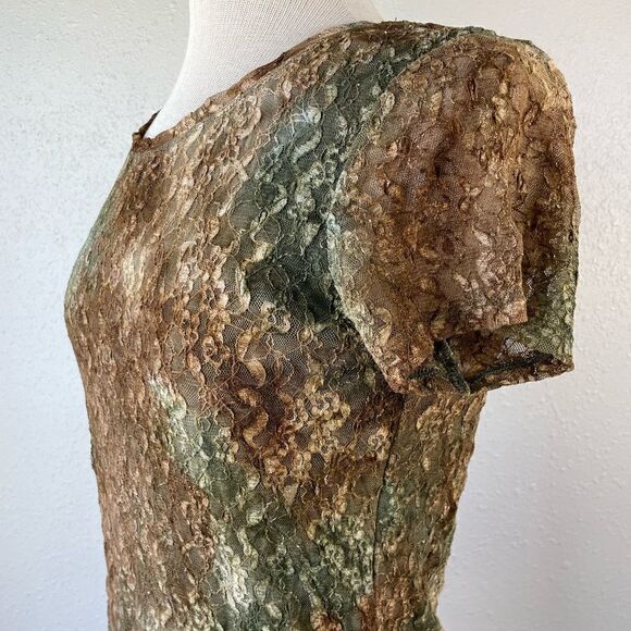 Alfani Short Sleeve Blouse Top Size S EUC - Picture 4 of 6